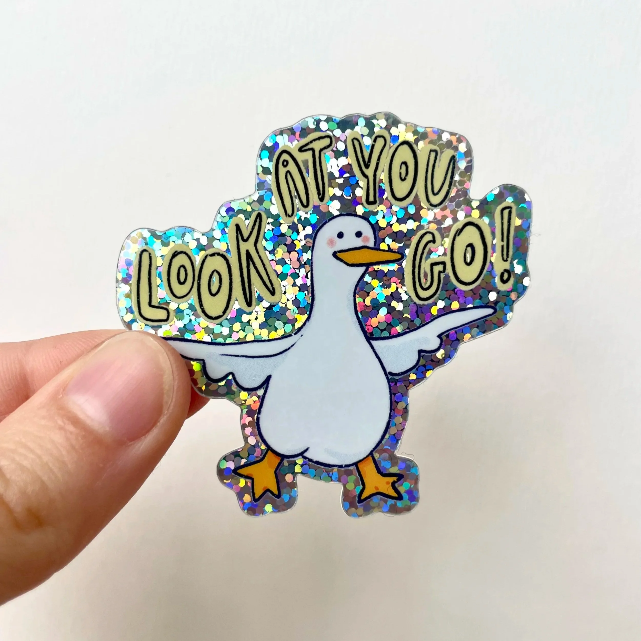 Look at you go - Sticker pailleté