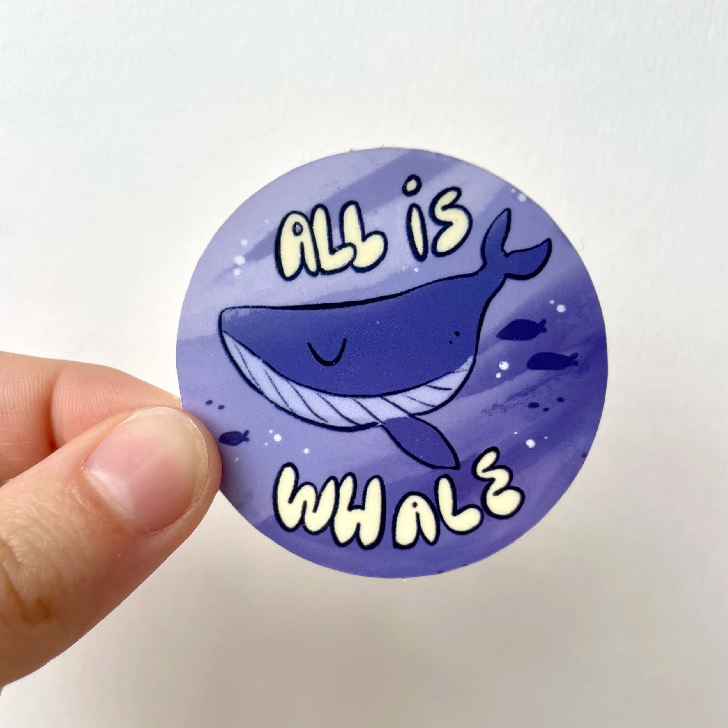 All is whale - Sticker