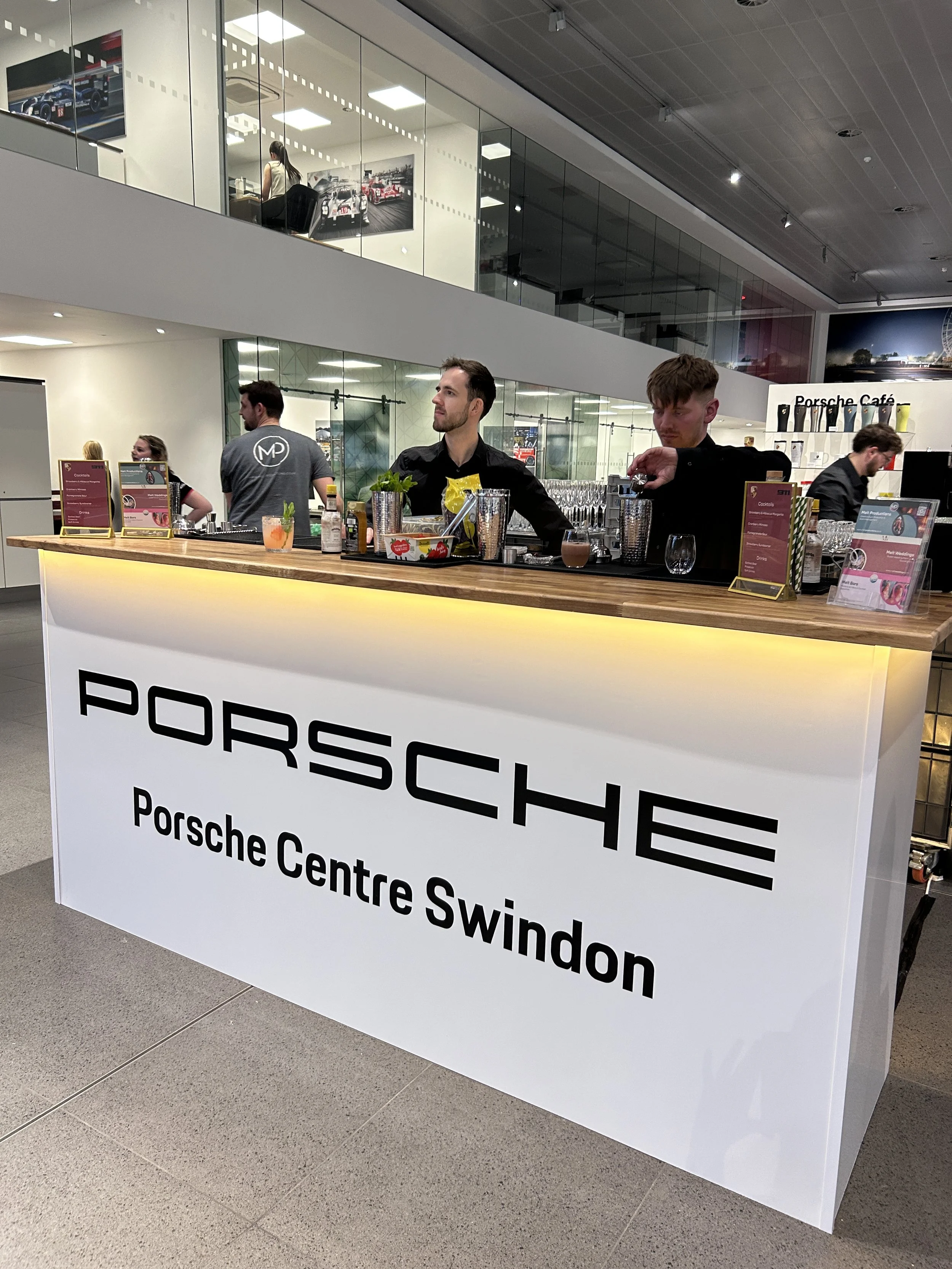 Custom Built and Branded Bars - Porsche 