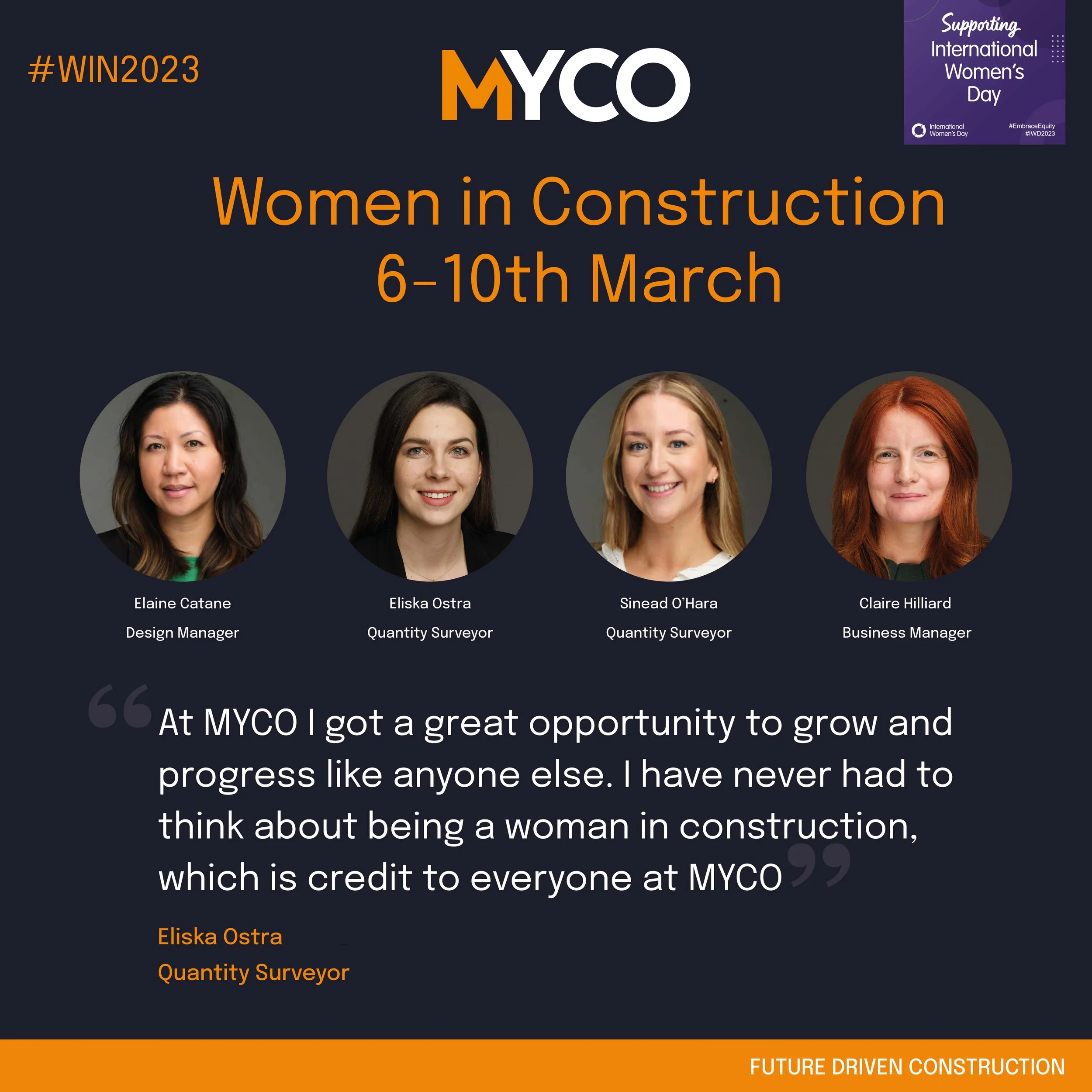 MYCO Celebrates Women in Construction Week — MYCO