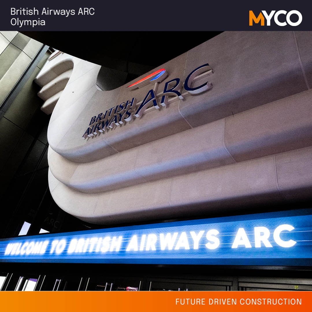 MYCO Interiors Completes the British Airways ARC at Olympia, London’s Newest Live Entertainment Venue