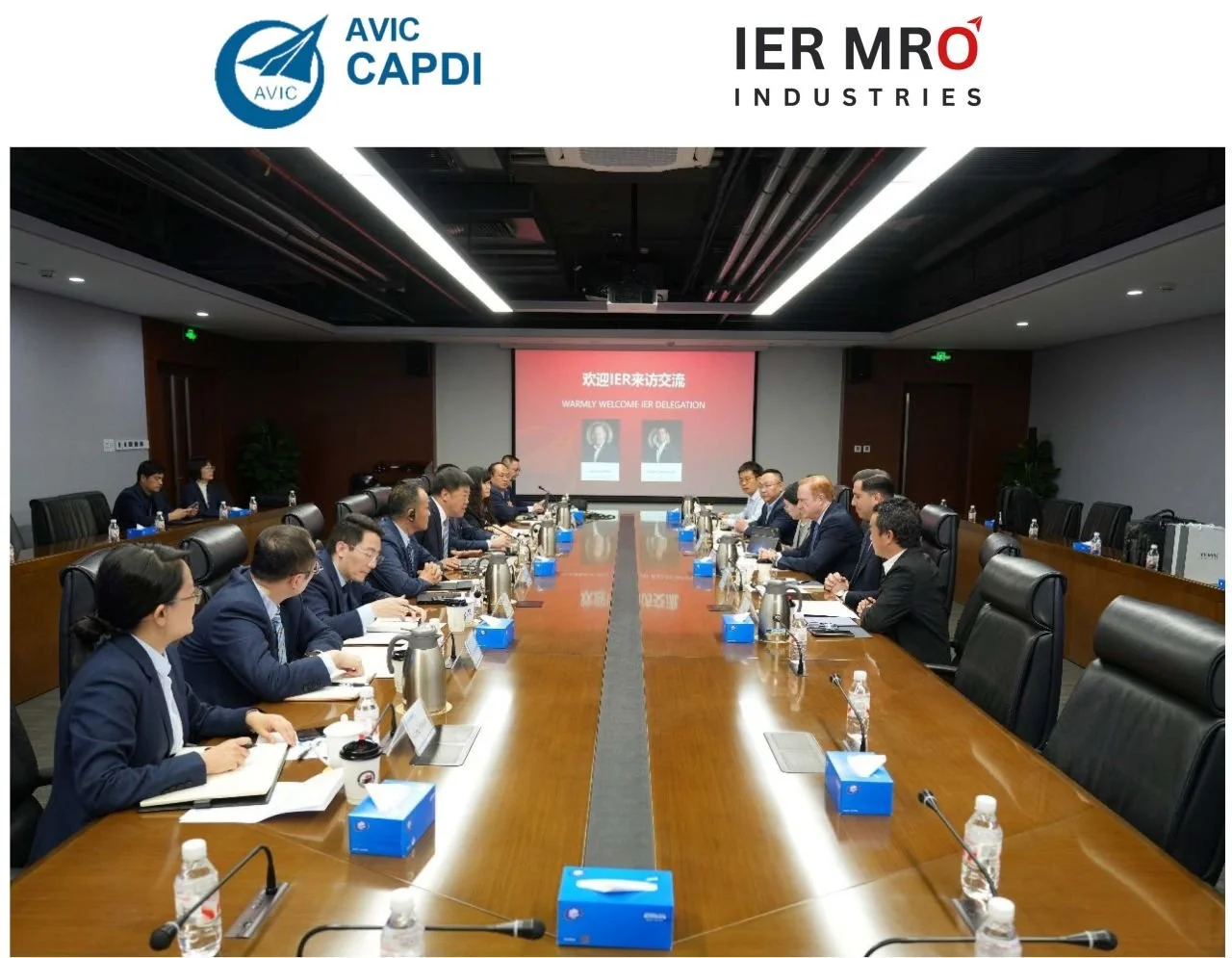 IER MRO Founder Larry Howie Visits AVIC CAPDI to Discuss Project Cooperation