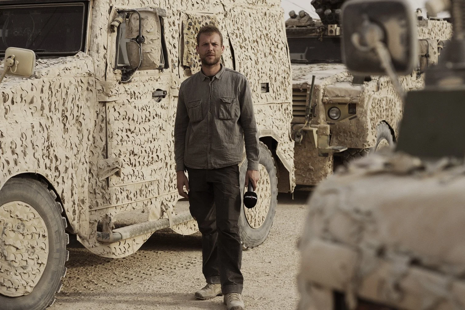 Med en mikrofon i Helmand