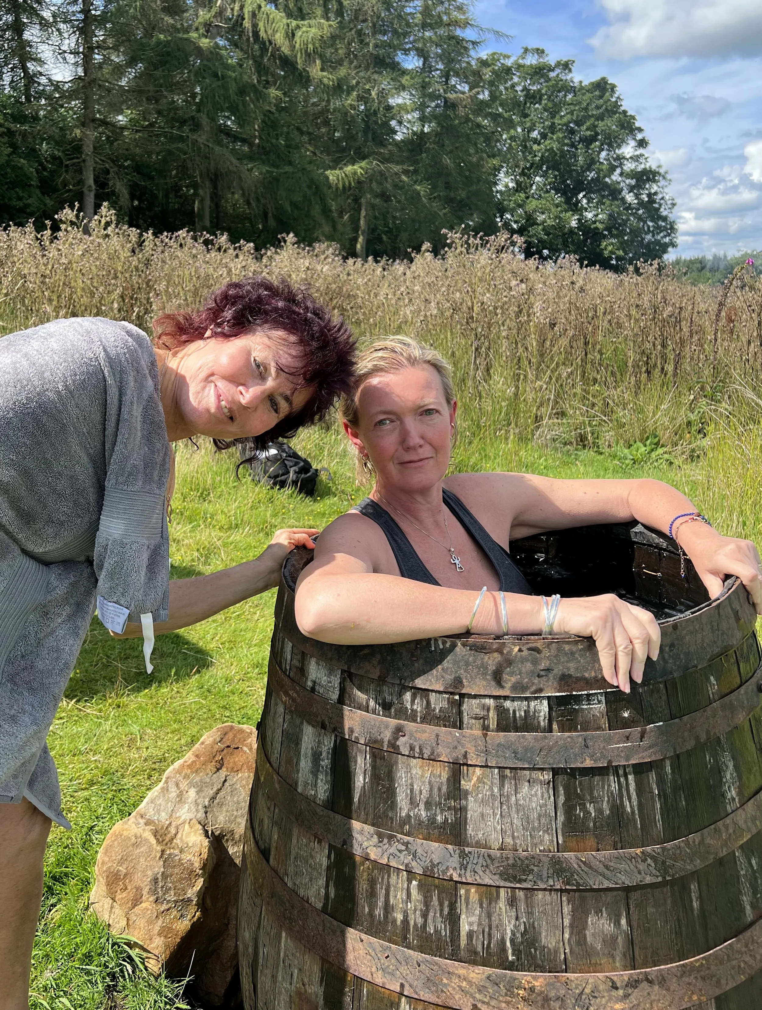 Annabel Heseltine and Ruby Wax