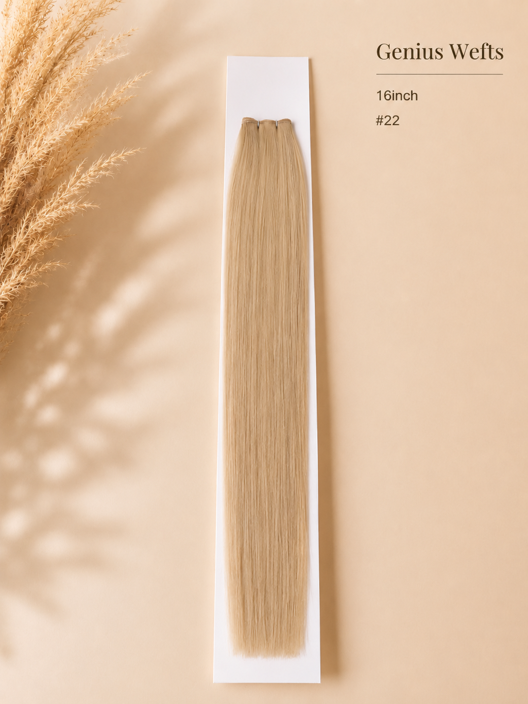 50g Genius Weft 16inch #22 Sandy Blonde