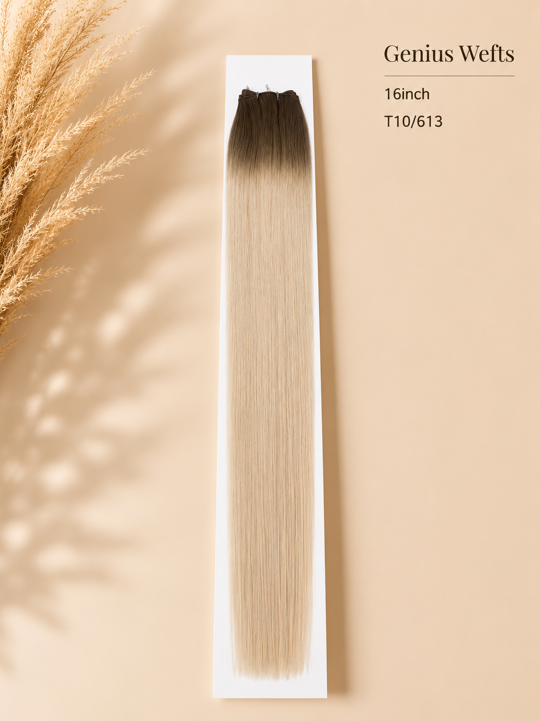 50g Genius  Weft 16inch T10/613 Ombre Blonde