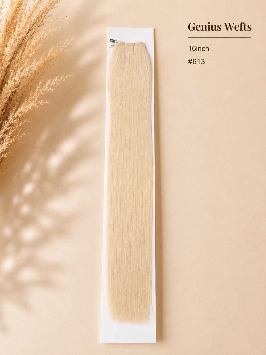 50g Genius Weft 16inch #613 Goldy Blonde