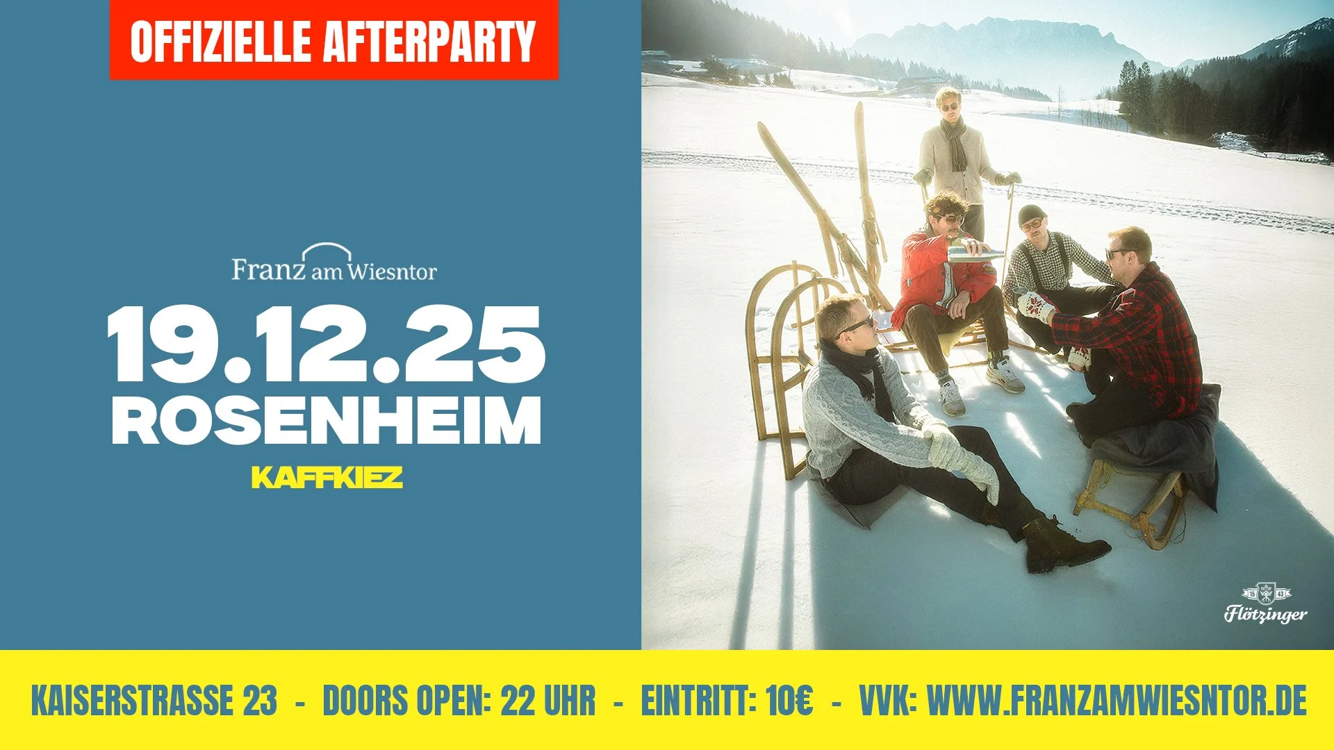 Offizielle Aftershowparty Kaffkiez