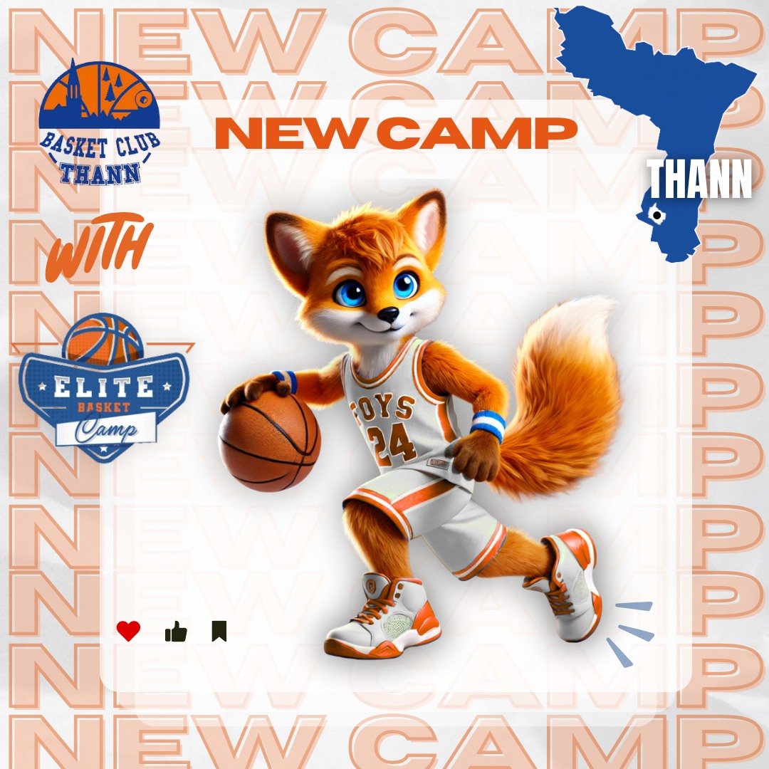 🚨NEW CAMP🚨

Nous sommes tr&egrave;s heureux de vous annoncer l'ouverture des camps &agrave; @thurdoller ! 

Ouverture des inscriptions pour les stages d'hiver le 3 janvier sur notre site web elitebasketcamp.com ! 

Le premier stage &agrave; Thann :