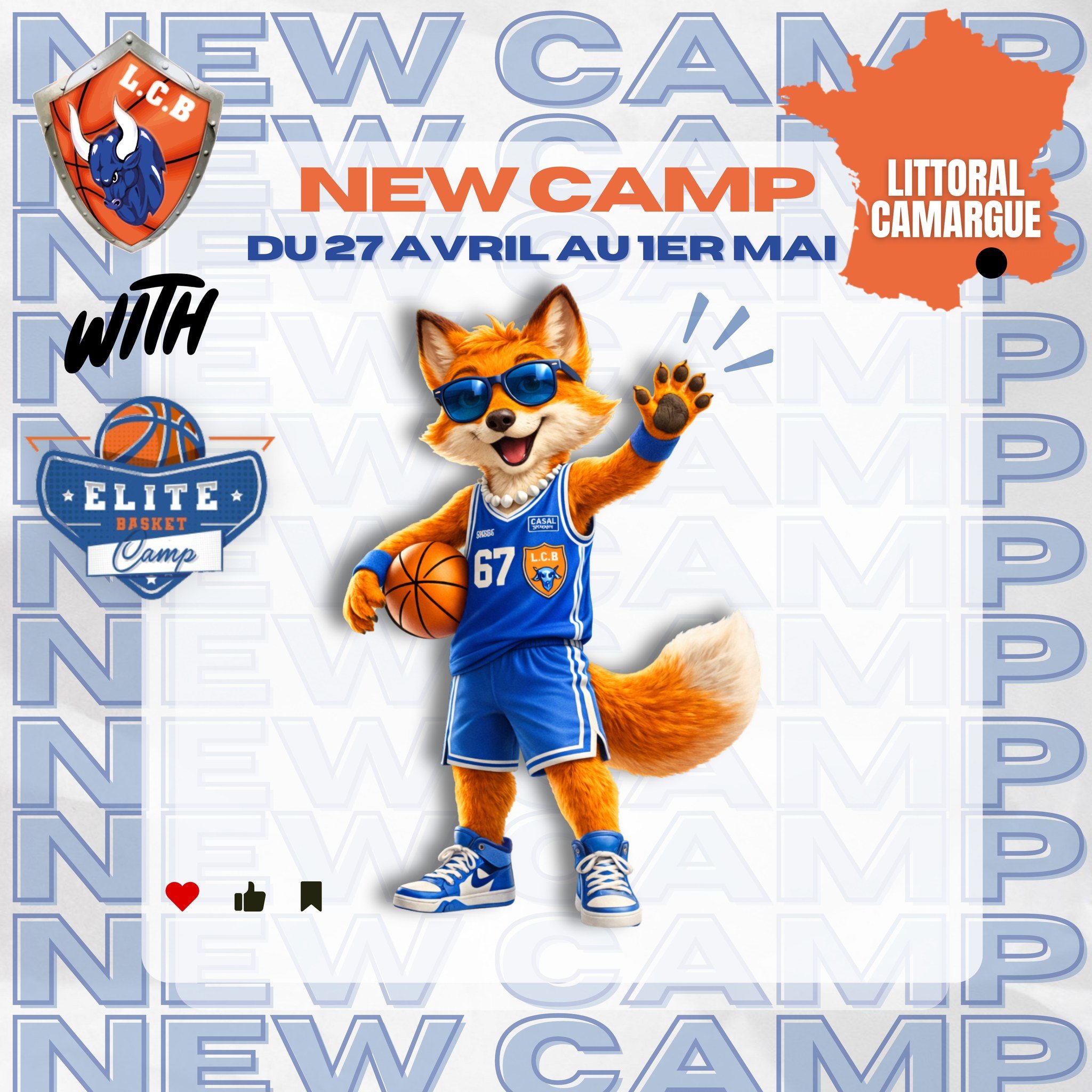 🚨 NEW CAMP 🚨

Une grande nouveaut&eacute;&hellip; Elite Basket Camp d&eacute;barque dans le sud ! 🌊🔥
Nous sommes tr&egrave;s fiers d&rsquo;ouvrir un tout nouveau camp au @littoralcamarguebasket 

Un nouveau terrain de jeu, la m&ecirc;me exigence,