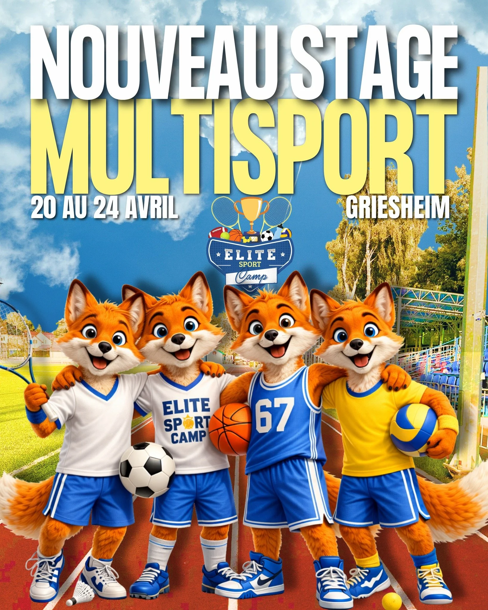 🏆 BIENVENUE DANS L&rsquo;AVENTURE ELITE SPORT CAMP ! 🏆

Vous nous connaissez pour le basket... pr&eacute;parez-vous &agrave; d&eacute;couvrir le sport autrement. Pour la toute premi&egrave;re fois, Elite Basket Camp &eacute;largit ses horizons et l