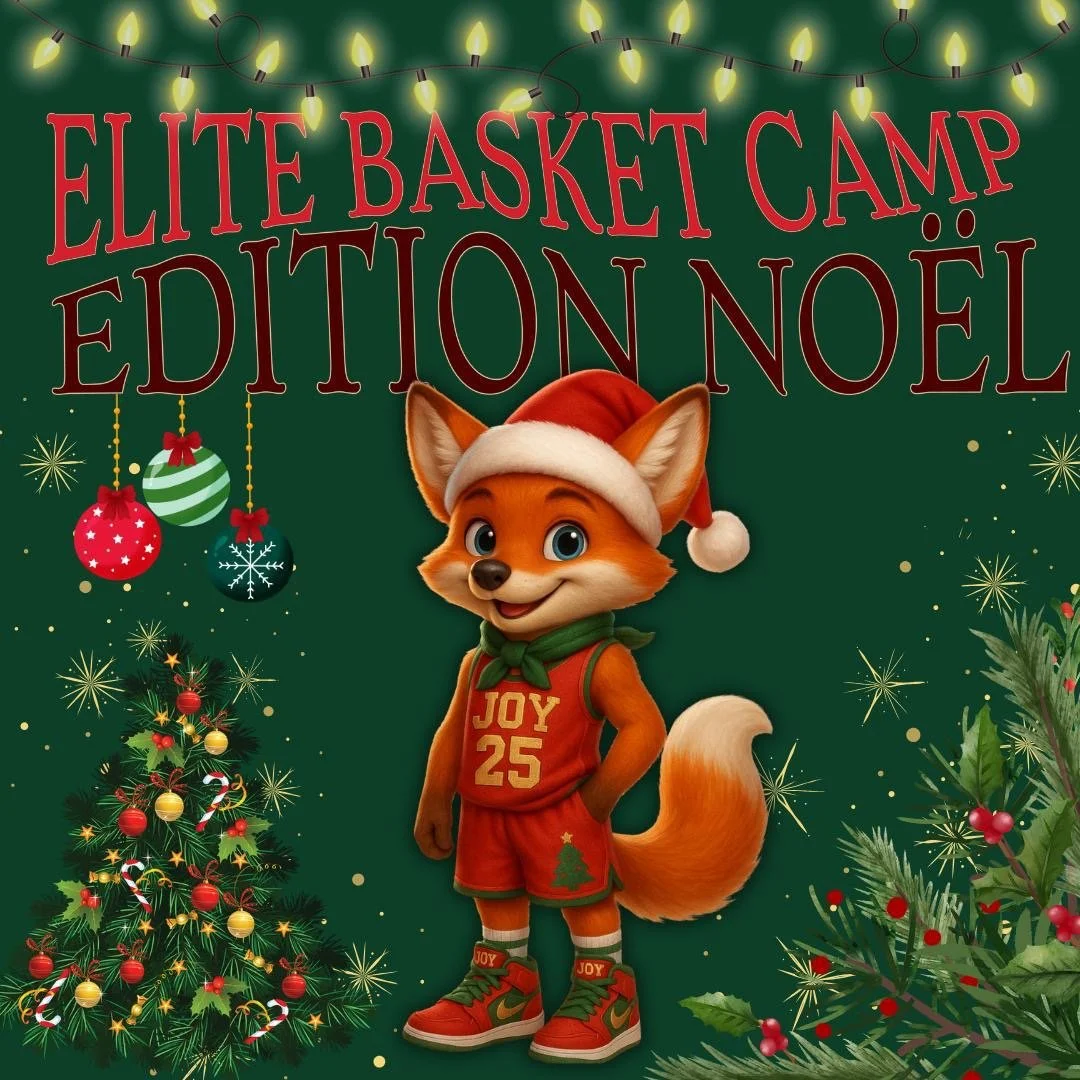 Les inscriptions pour nos stages de Noël sont ouvertes : une semaine de basket intensif, de fun et de progression pour les jeunes basketteurs et basketteuses.