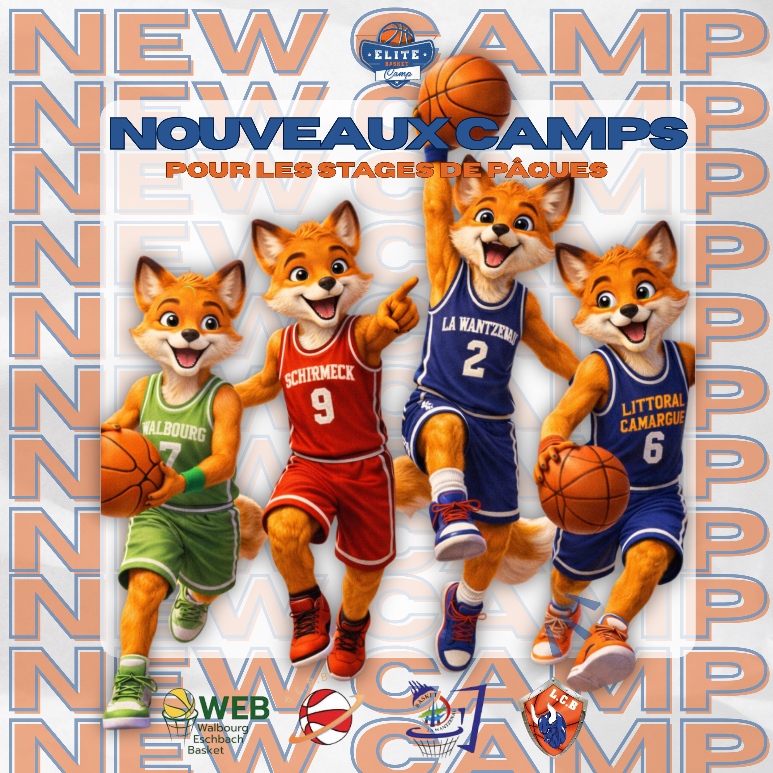 Vous souhaitons la bienvenue aux clubs de Walbourg, Schirmeck, La Wantzenau et de Littoral Camargue dans la petite famille EBC