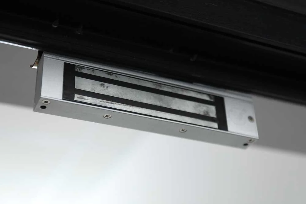 access control magnetic lock on the door frame