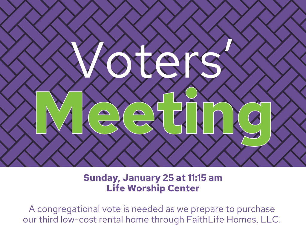 Voters' Meeting | January 25