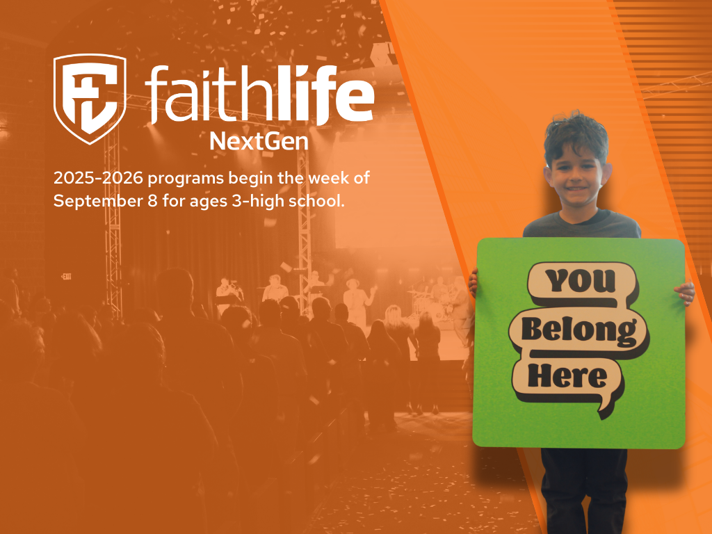 NextGen Ministries | Programs begin the week of September 8