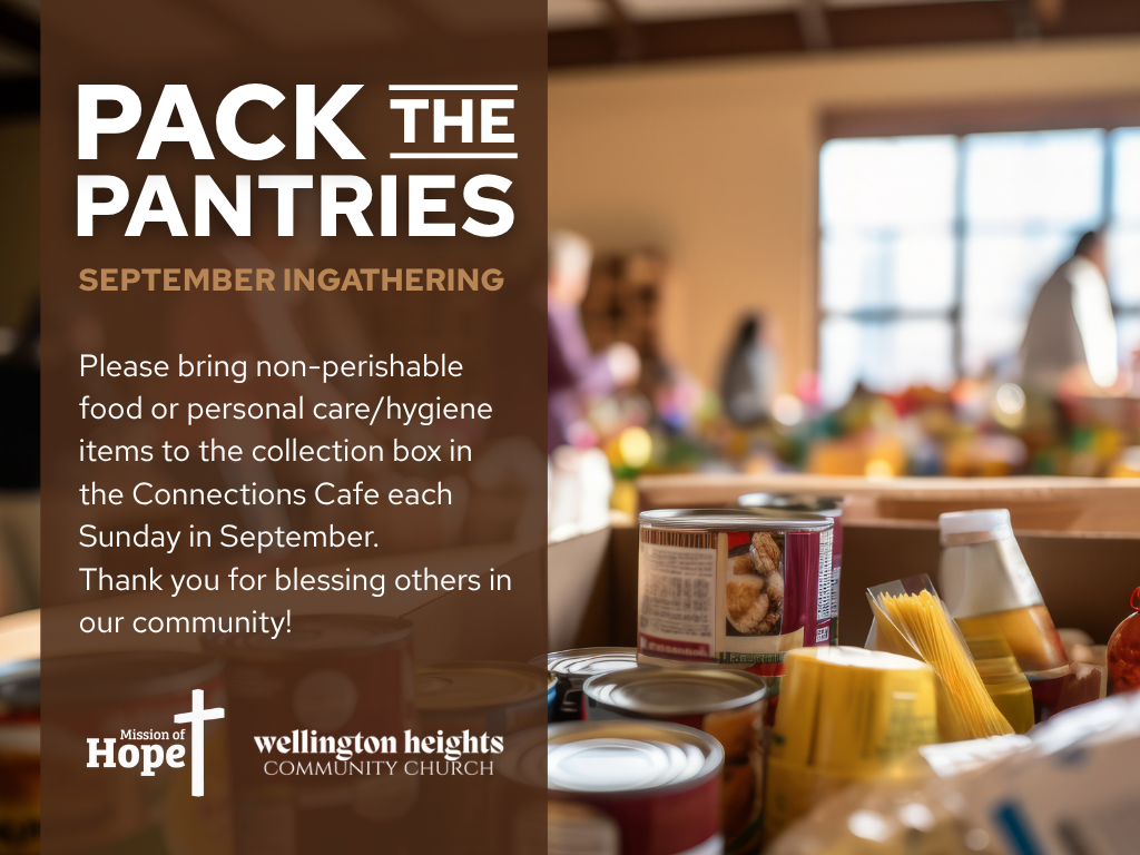 Pack the Pantries - September Ingathering