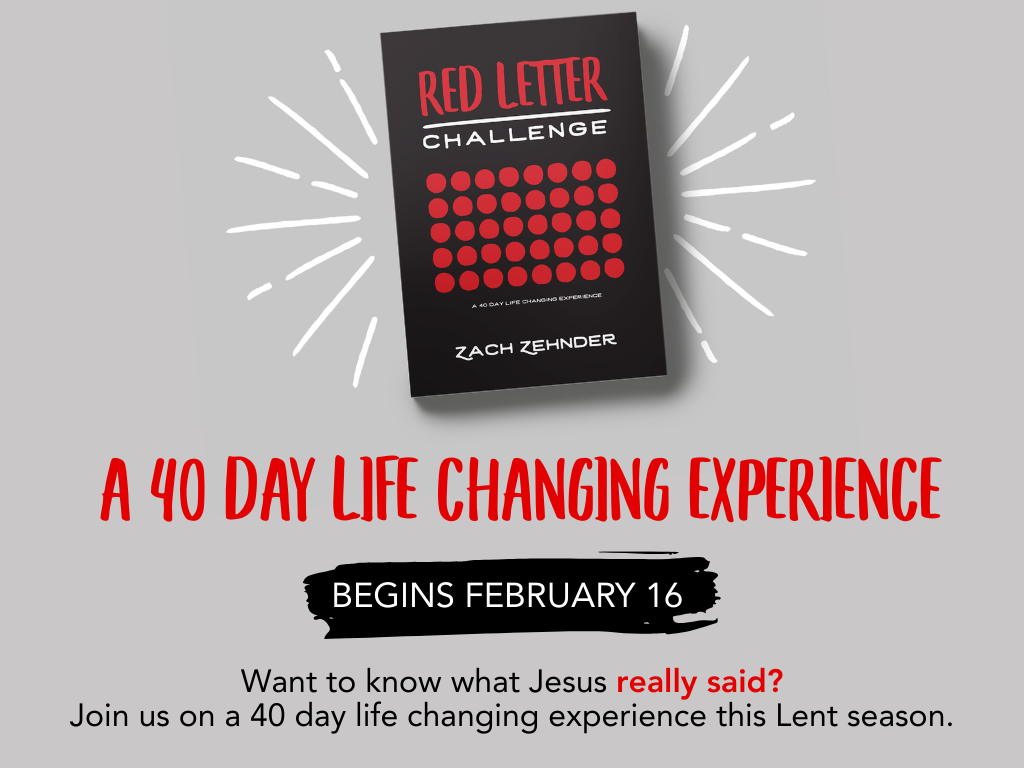 Red Letter Challenge | begins February 16