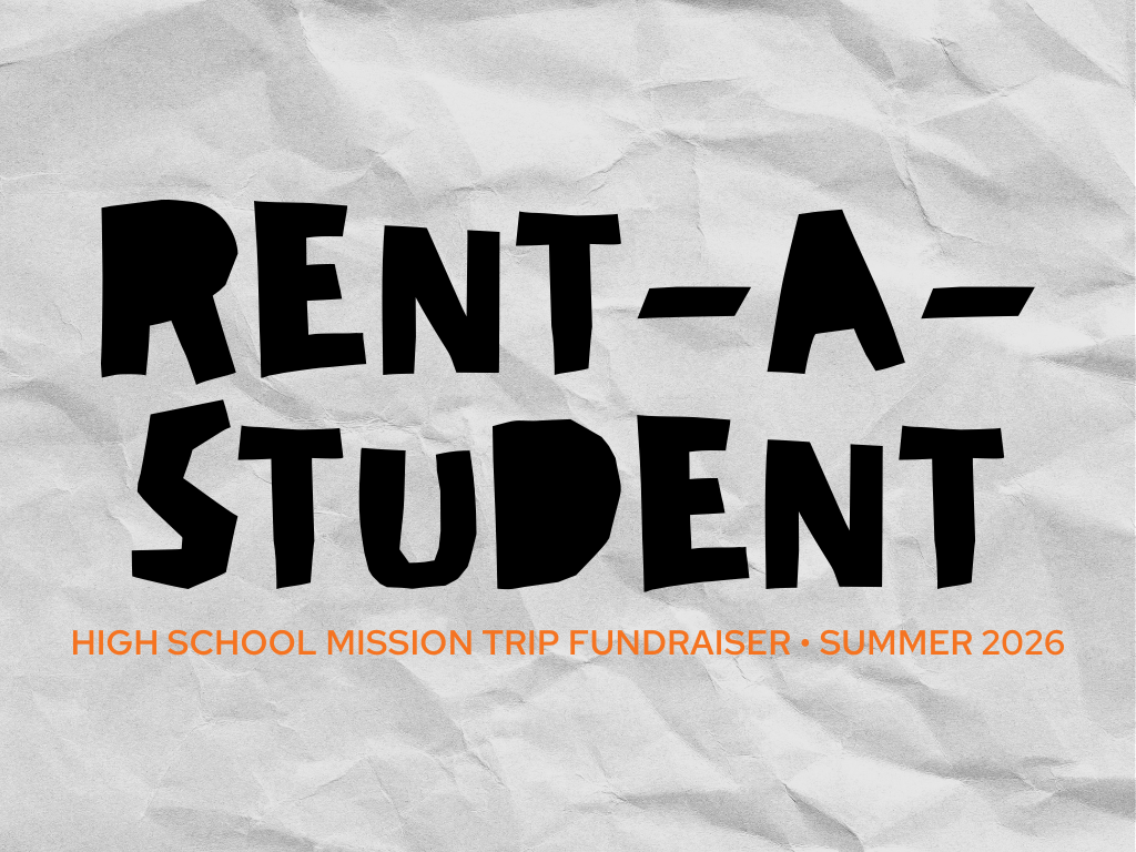 Rent-A-Student Fundraiser