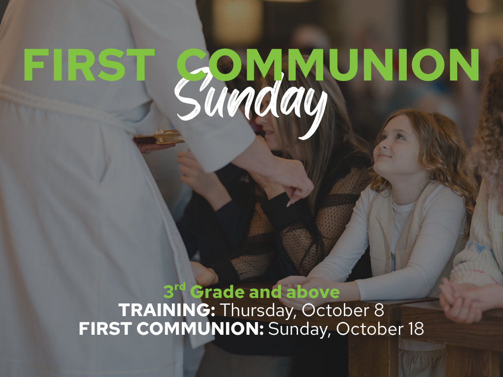 First Communion Training | October  8