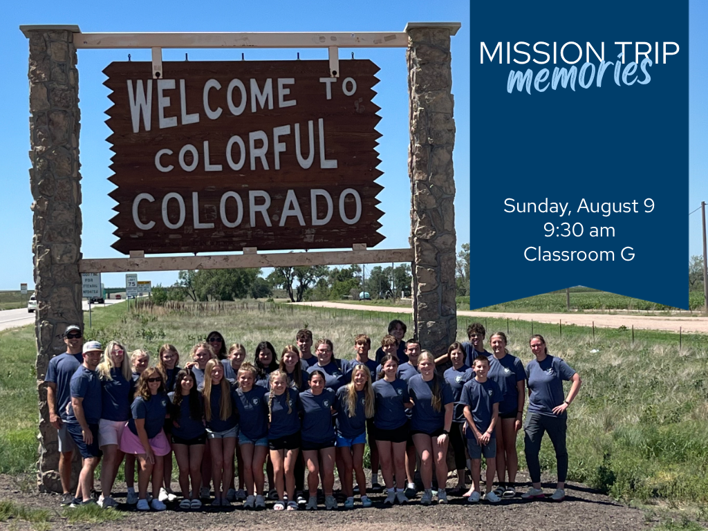 High School Mission Trip Recap Session | August 9
