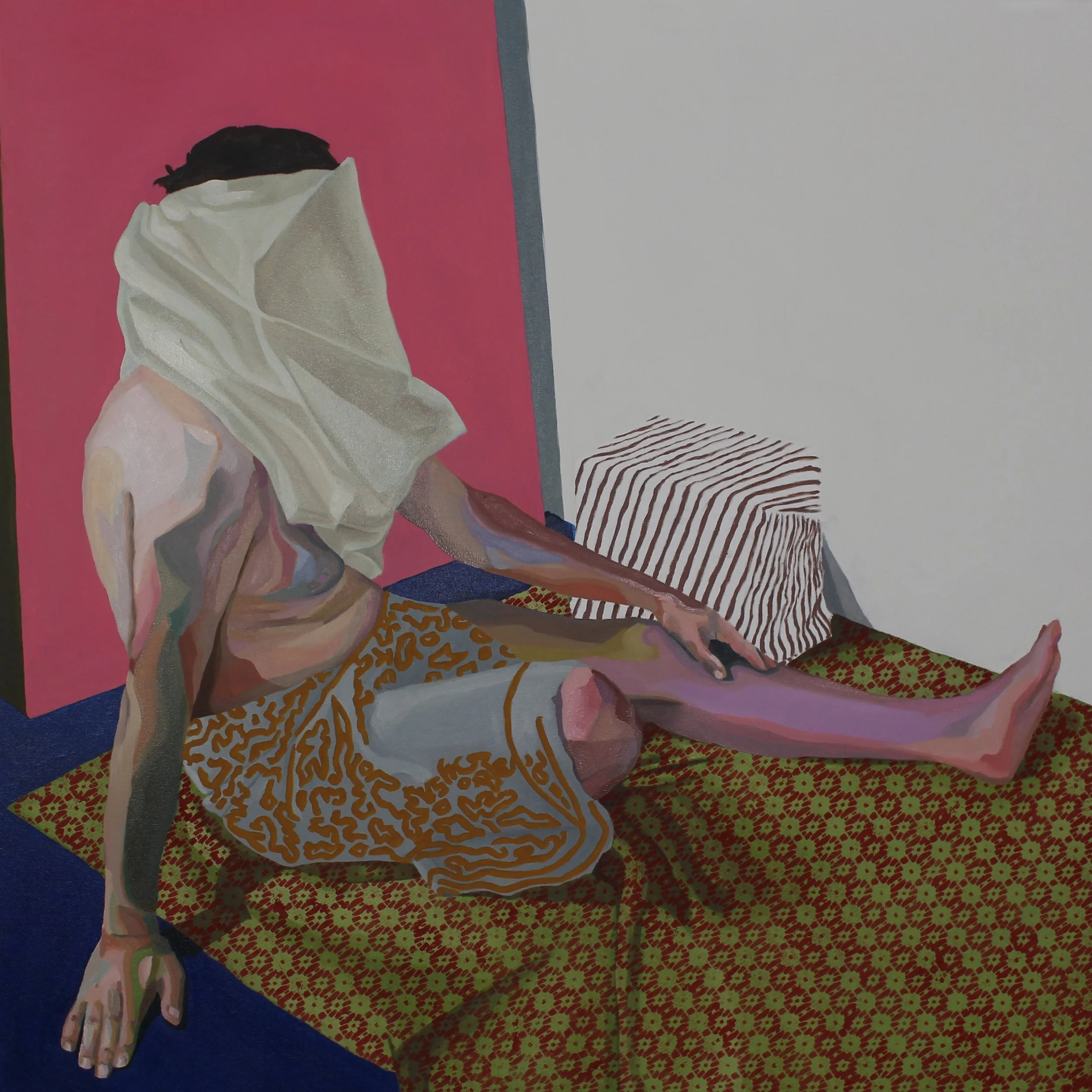 Erin, Mix Media on Canvas, 90x90 cm.