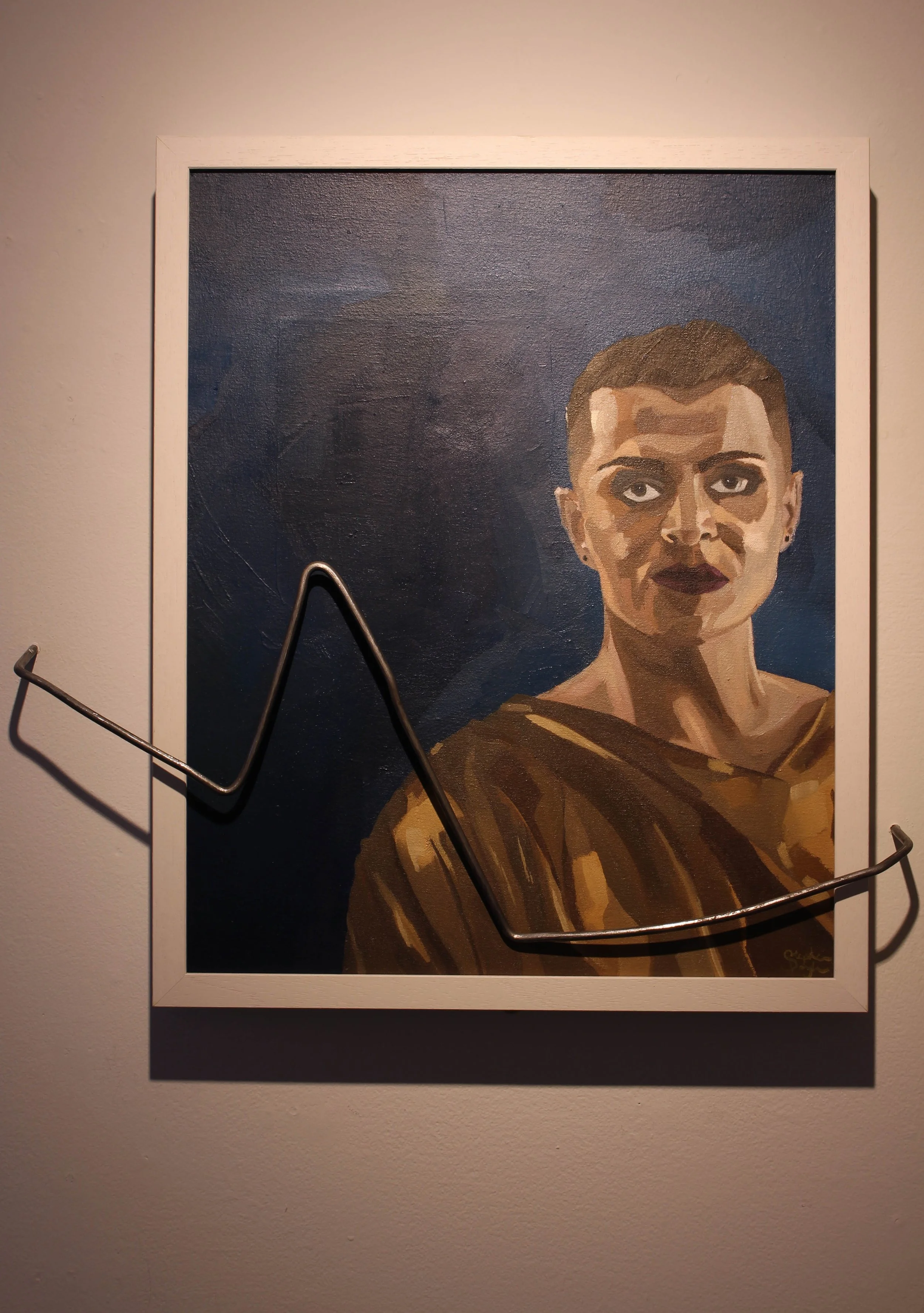 Queen of Men, Mix Media on Canvas, 53x43 cm