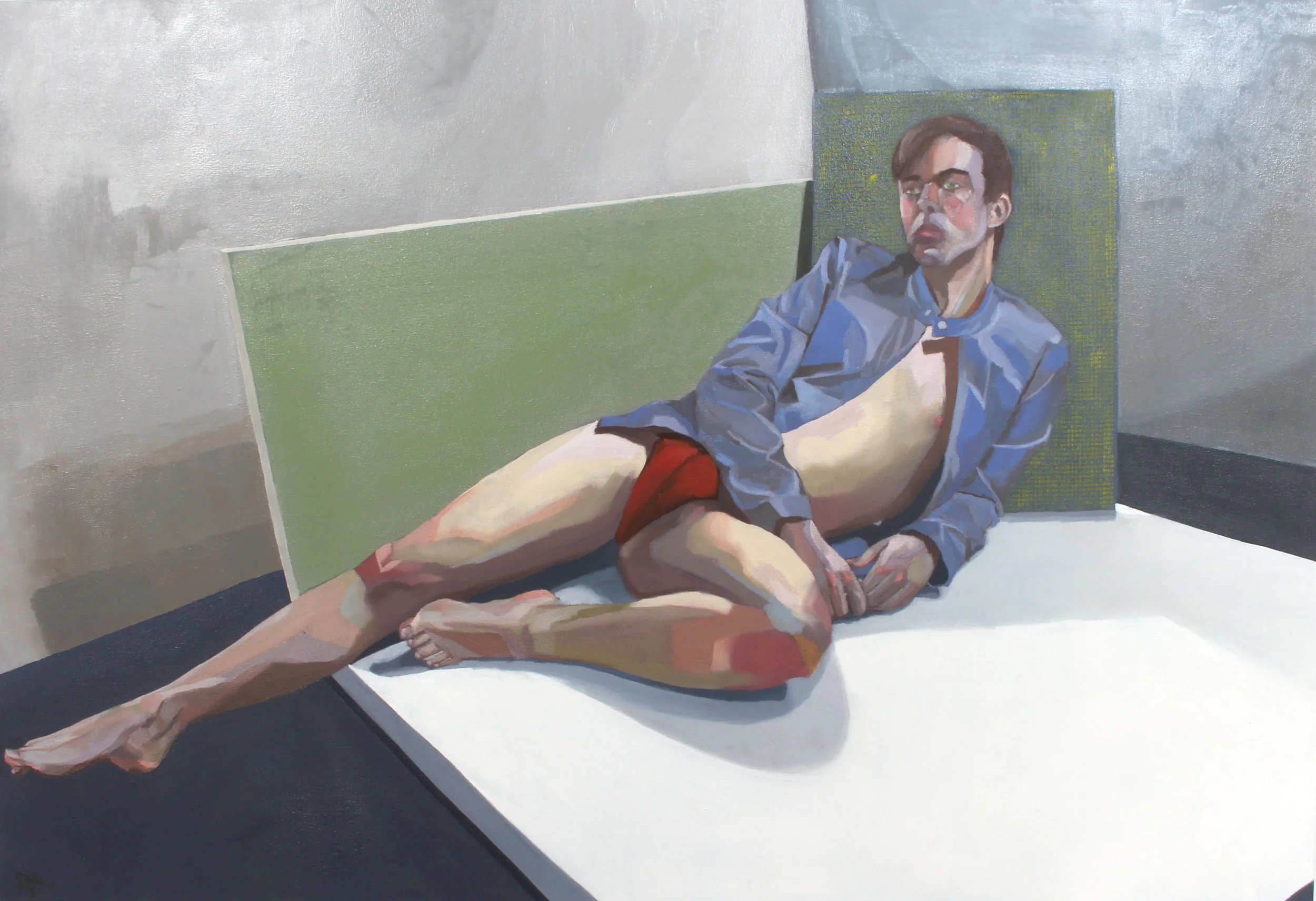 Twink, Mix Media on Canvas, 80x120cm (Framed), 2019