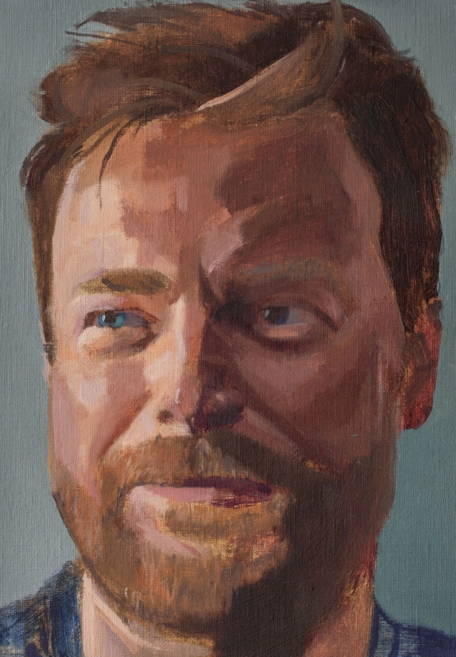 'Untitled Painting Sketch I', Oil on Paper, 26x18 cm, 2024