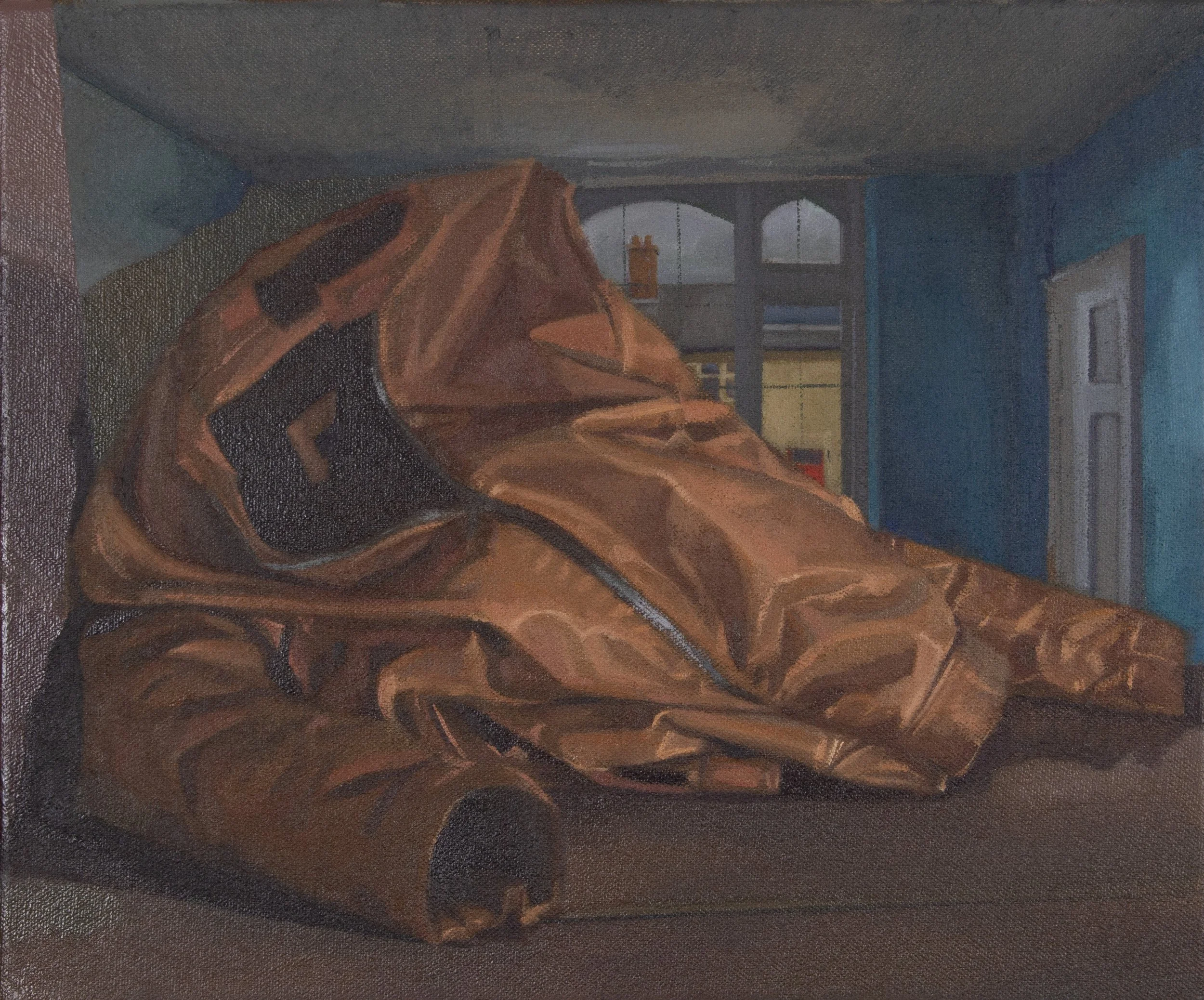 '🗓️🤞🪞 ', Oil on Canvas, 25x30cm, 2025