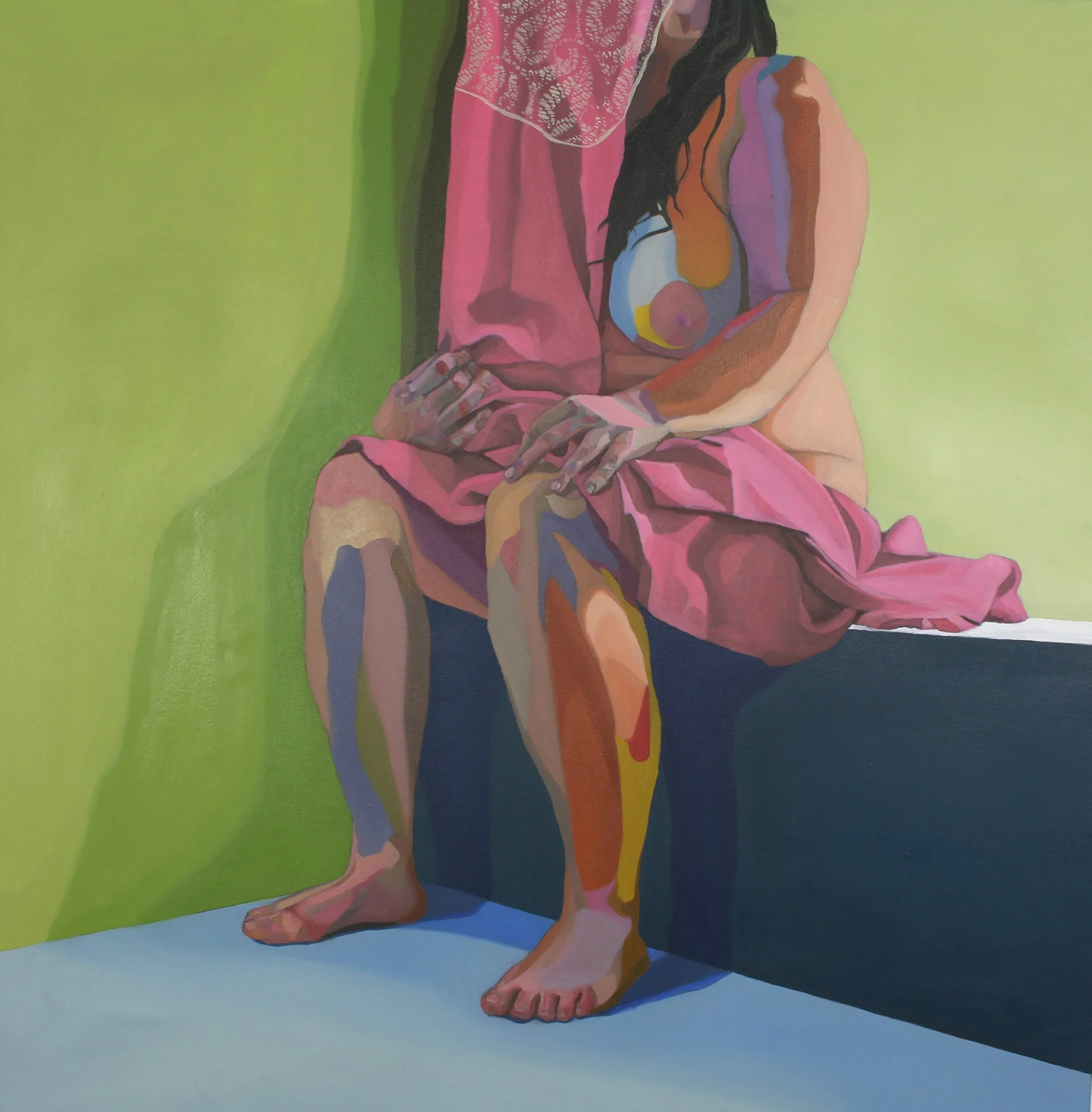 Ronnie, Mix Media on Canvas, 90x90 cm