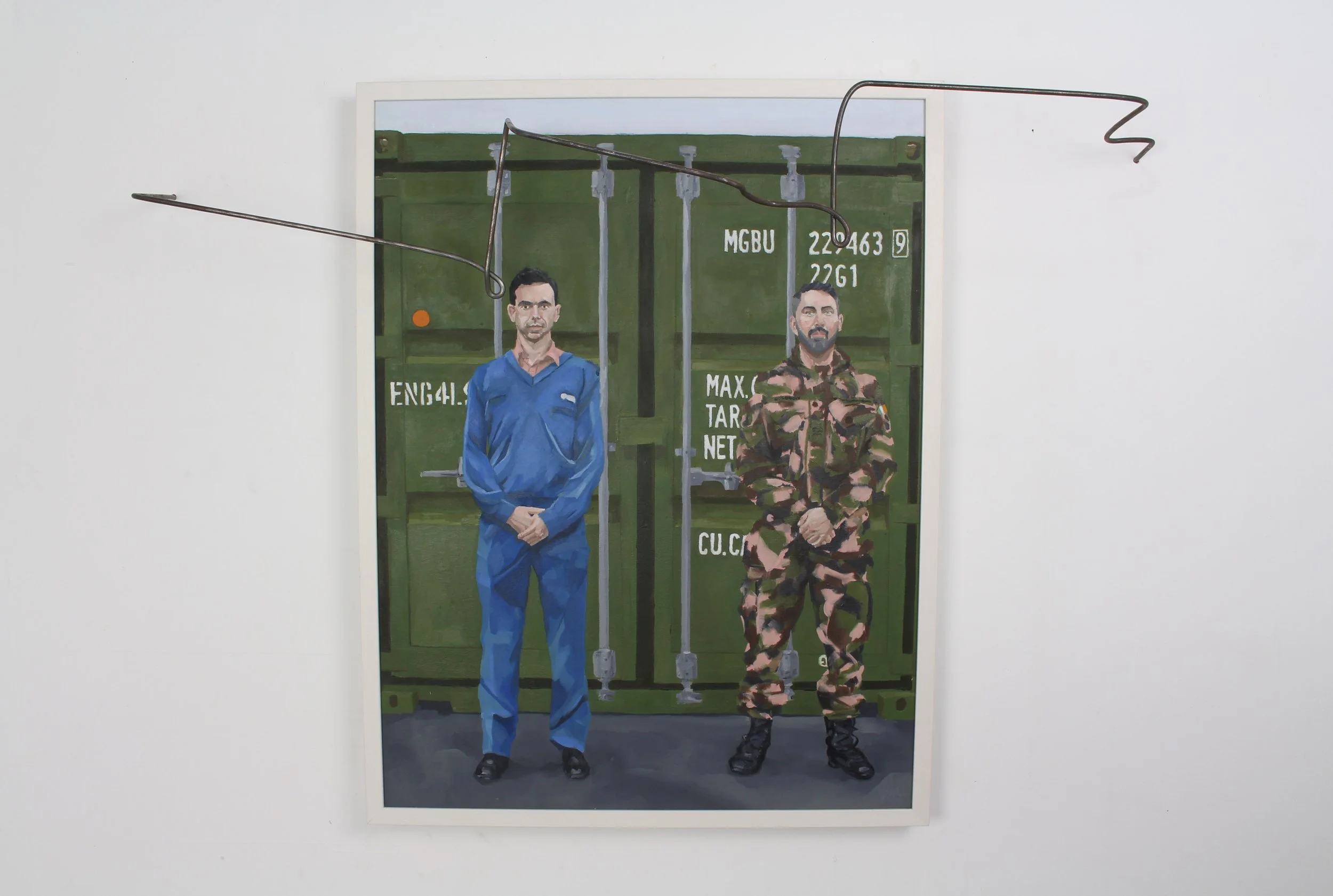 Boys In Uniform, Mix Media on Canvas, 86 x 66 cm