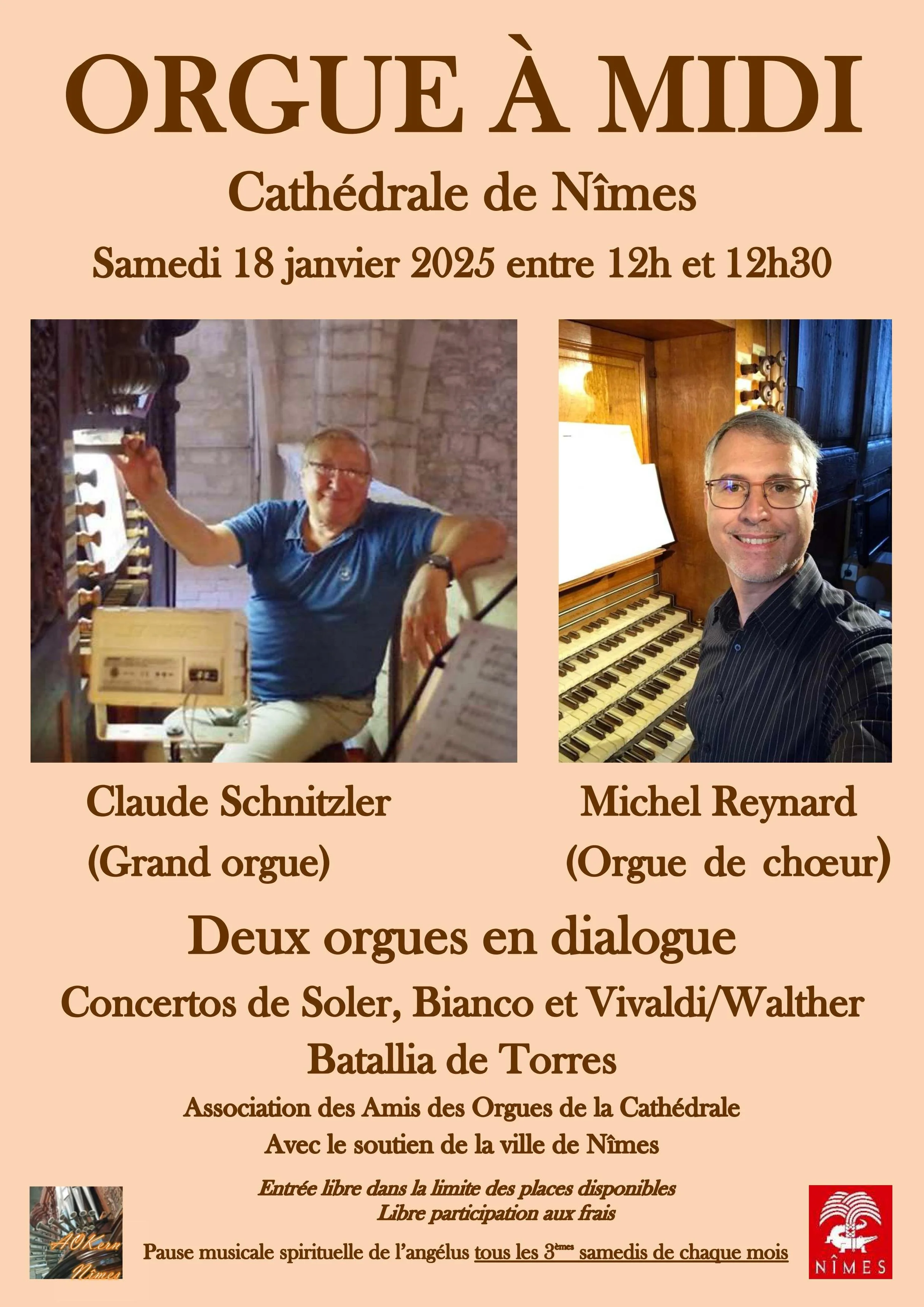 Orgue à Midi à 2 orgues