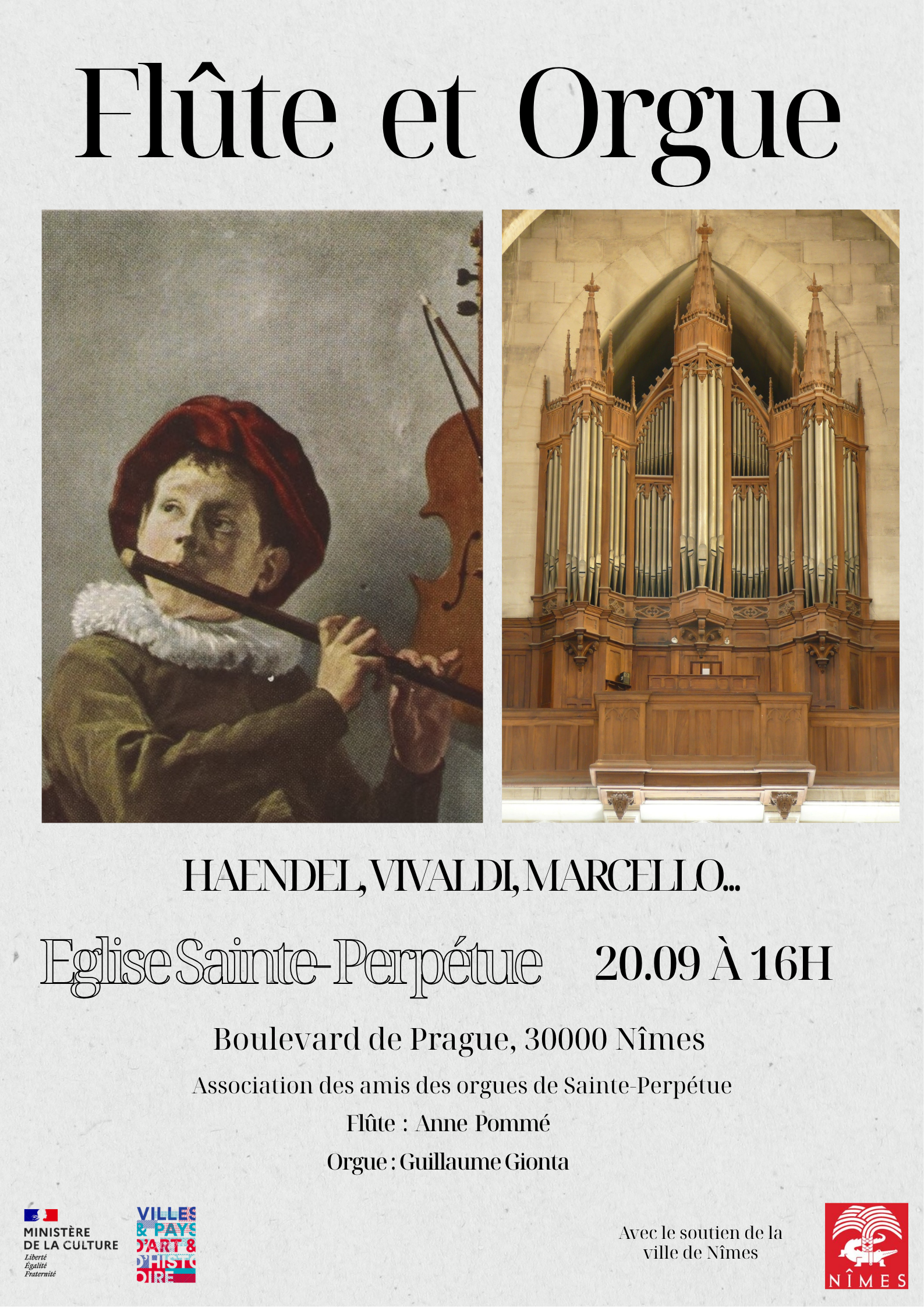 Concert flûte et orgue