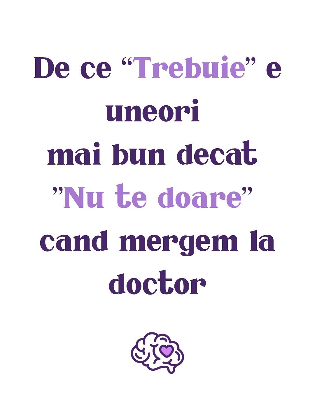 Parintii de astazi se feresc de &bdquo;trebuie&rdquo;.
Li s-a tot spus ca &bdquo;nimic nu trebuie&rdquo;, ca e important sa oferim libertate, alegere, blandete. Si da, in multe situatii e valabil.

Dar sunt si momente in care copilul are nevoie de re
