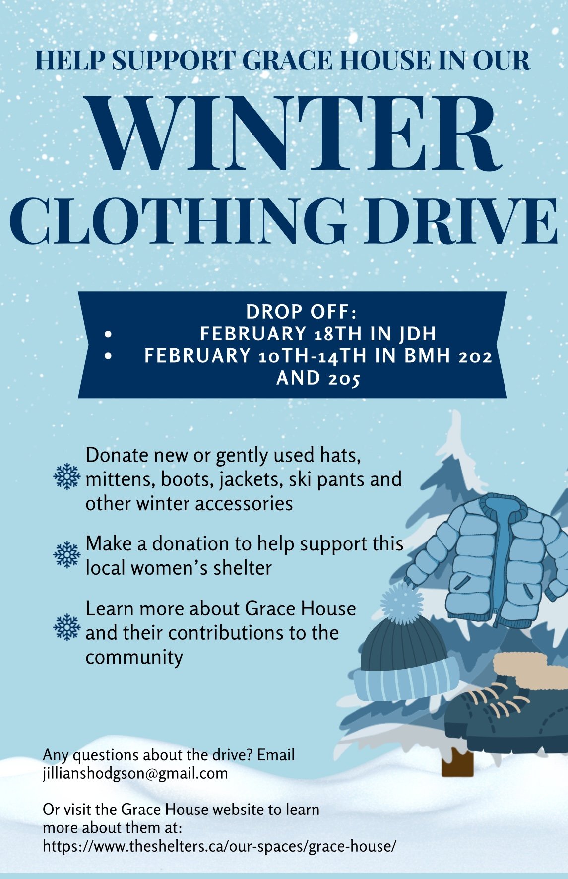 STU Winter Clothing Drive
