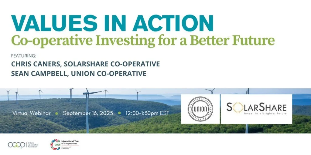 Values in Action: Co-operative Investing for a Better Future