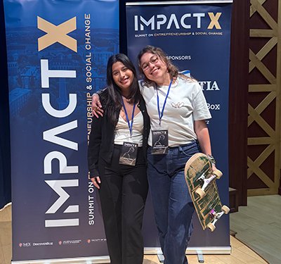 STUdents Nicole Vera and Gabriella Mascarenhas Place in the Top 3 at Impact X Summit with their Social Enterprises | STU
