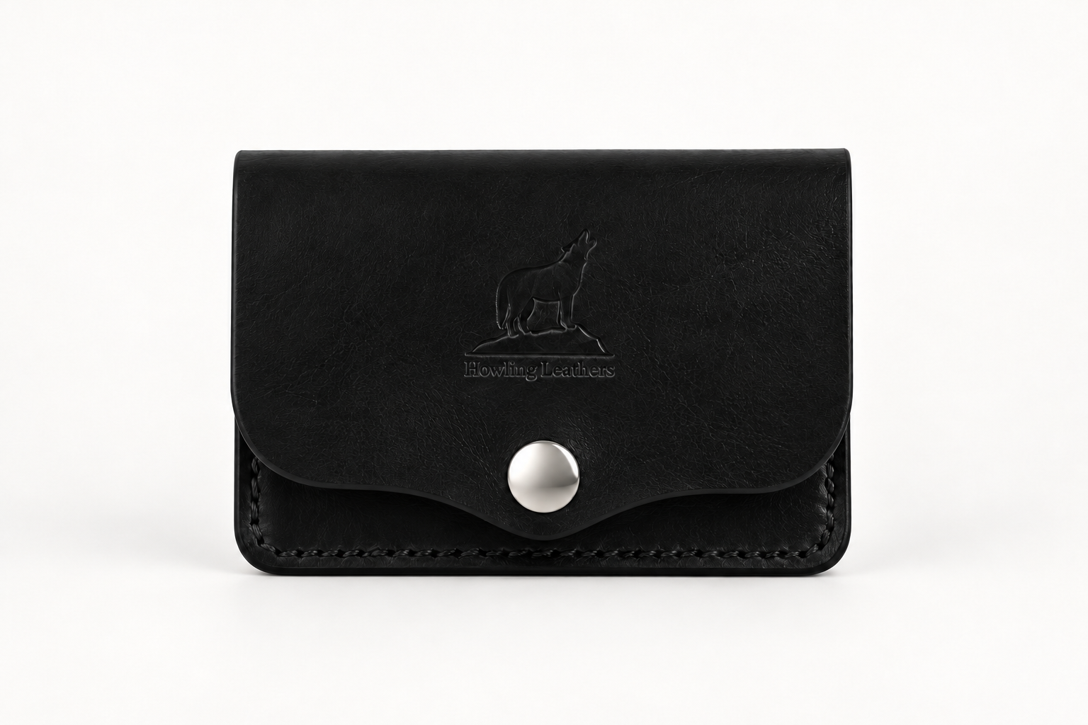 Polished silver snap on black wallet-5.png