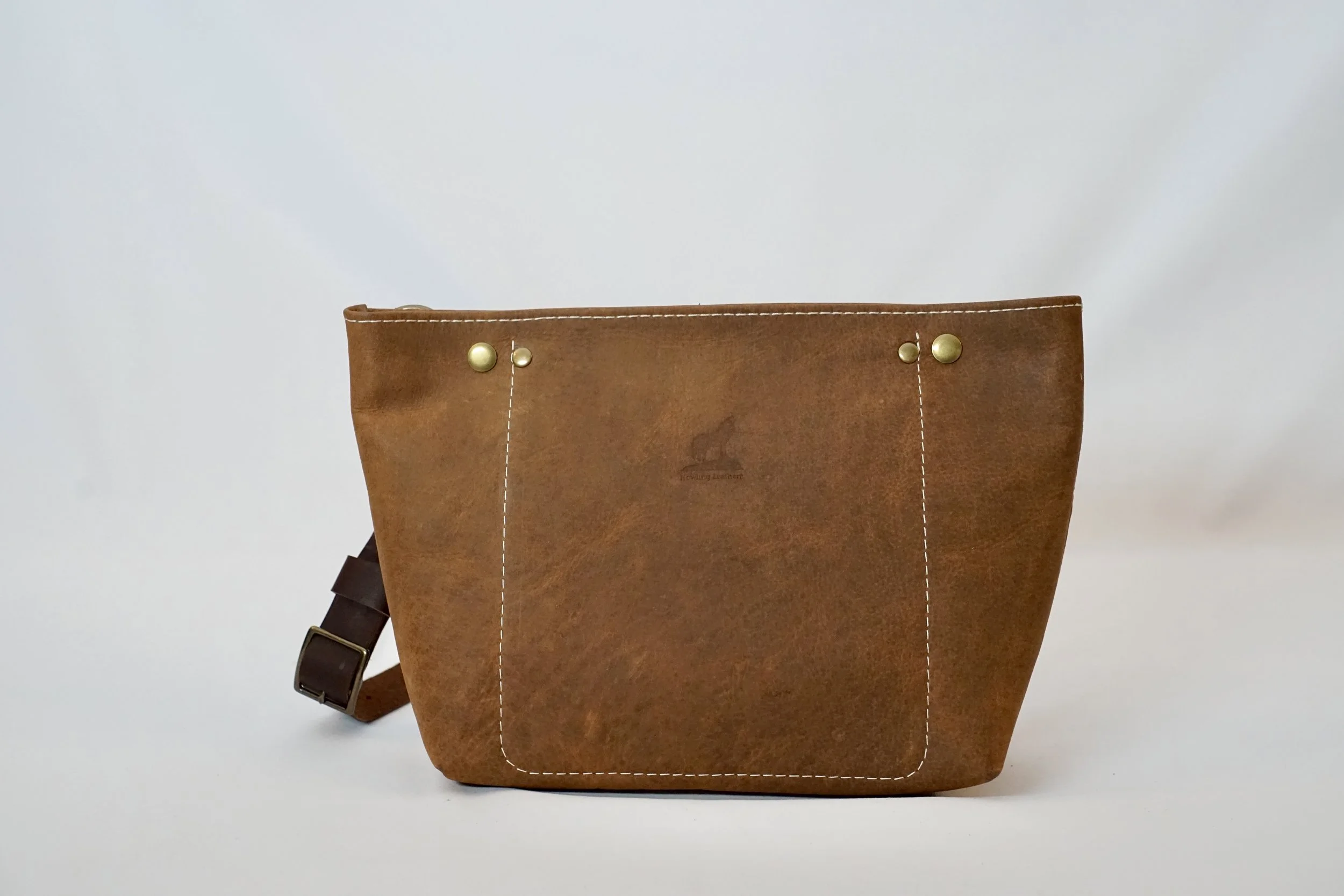 The Wolfpack Series 13 - Crazy Horse Leather, Antique Brass Hardware