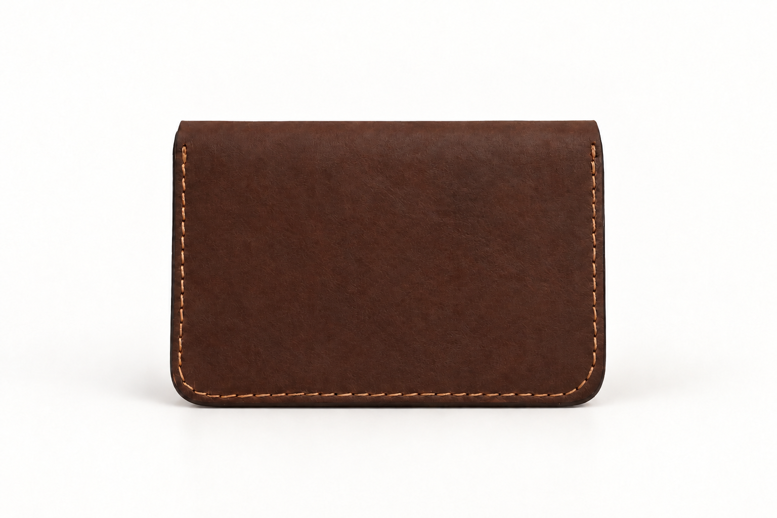 Leather wallet with refined corner stitching.png