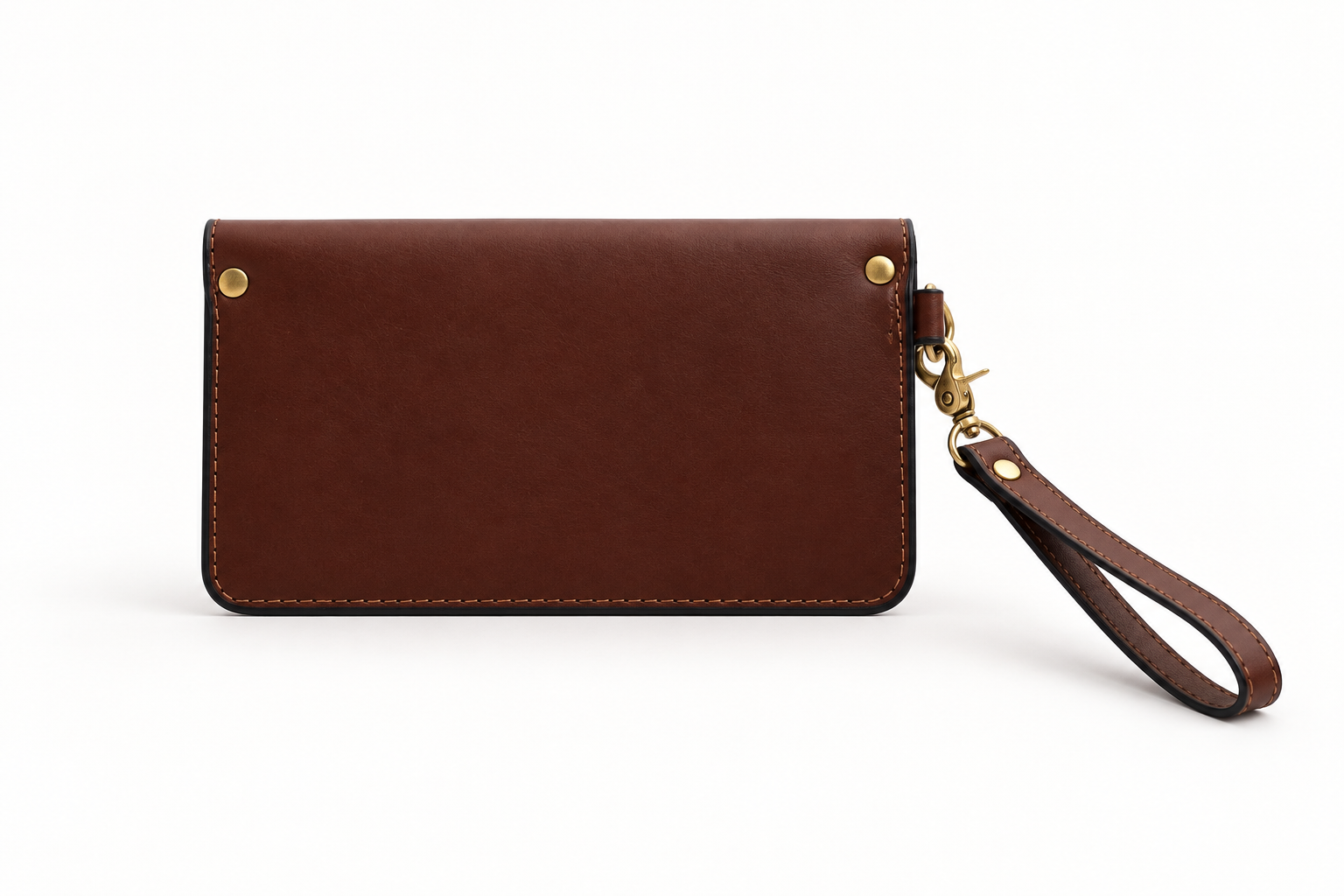 Dark chocolate leather envelope wristlet-1.png