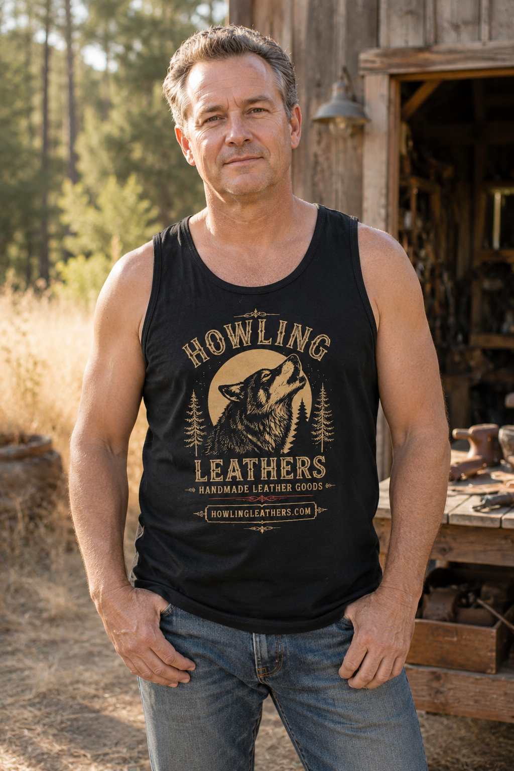 Men's Tank Top - Front Logo