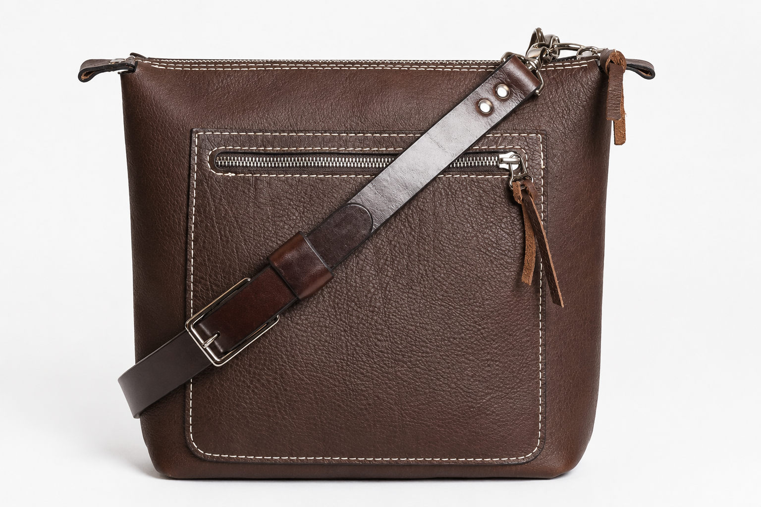 Brown Pinnacle Crossbody