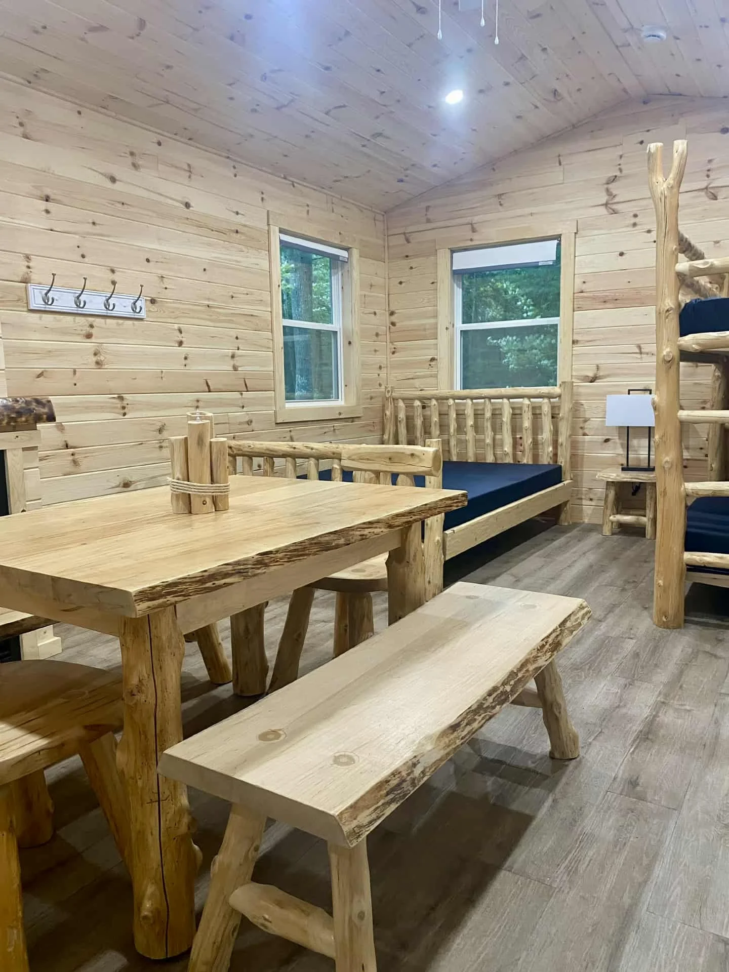 Custom Handcrafted Log Bunkie's