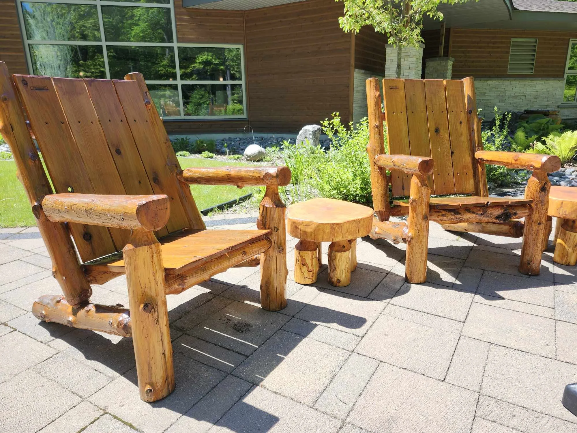 Huron Adirondack Chair — Huron Log Furniture