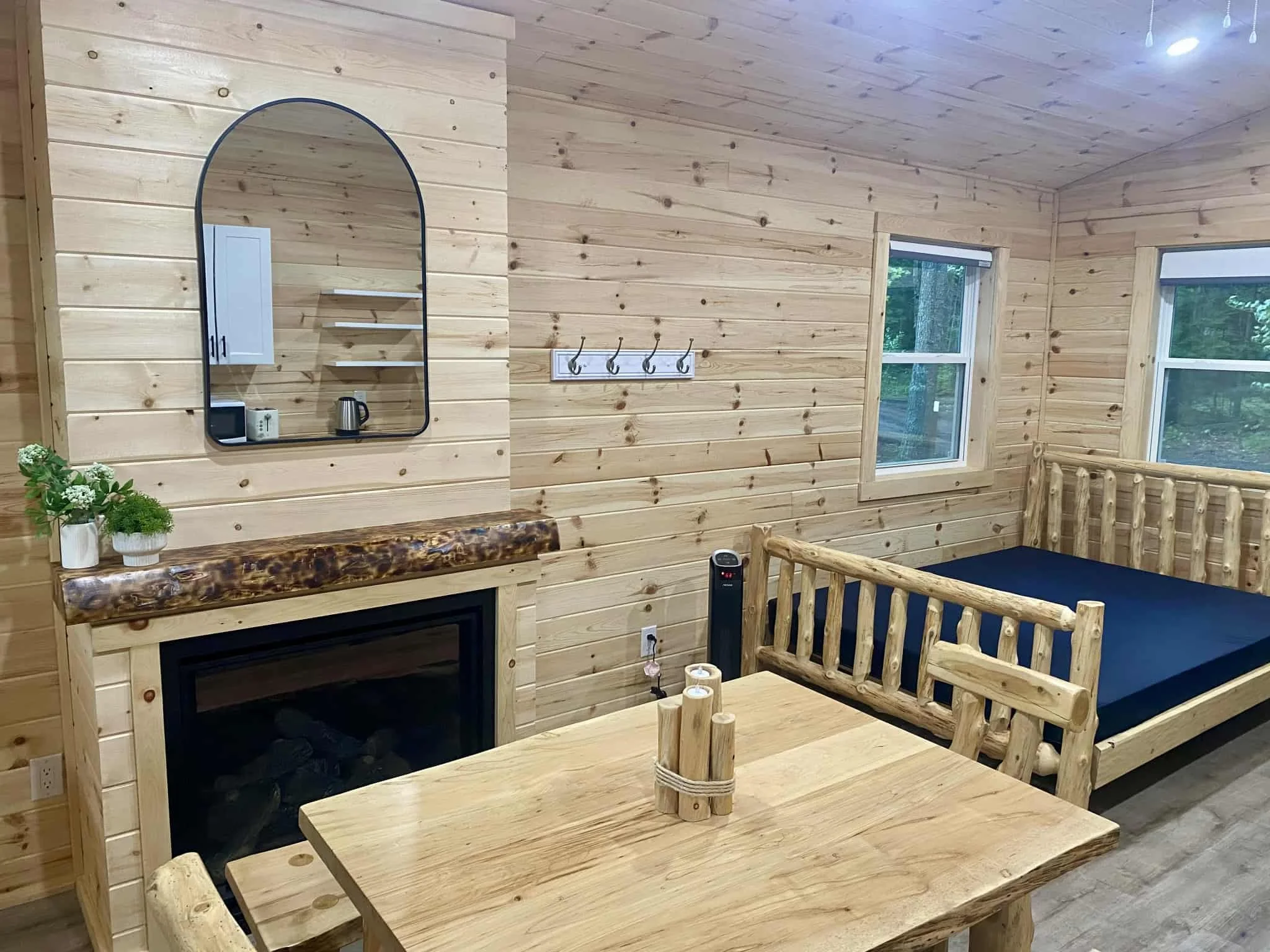 Custom Handcrafted Log Bunkie's