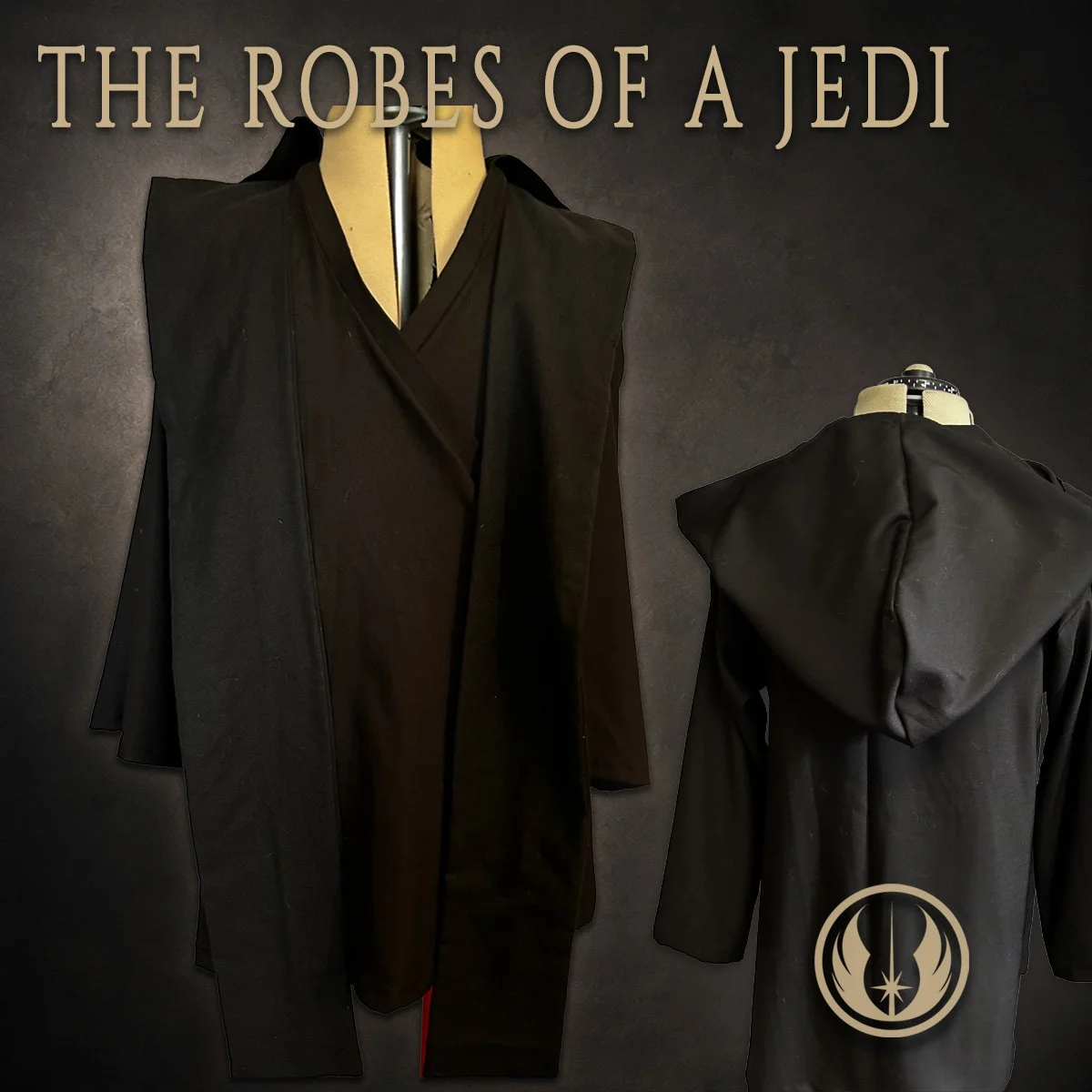 The robes are where the Jedi silhouette begins.

Before the saber. Before the stance. Before the dramatic hallway entrance you have absolutely practiced in your house.

It starts with drape, hood shape, sleeve weight, movement, and the way the layers