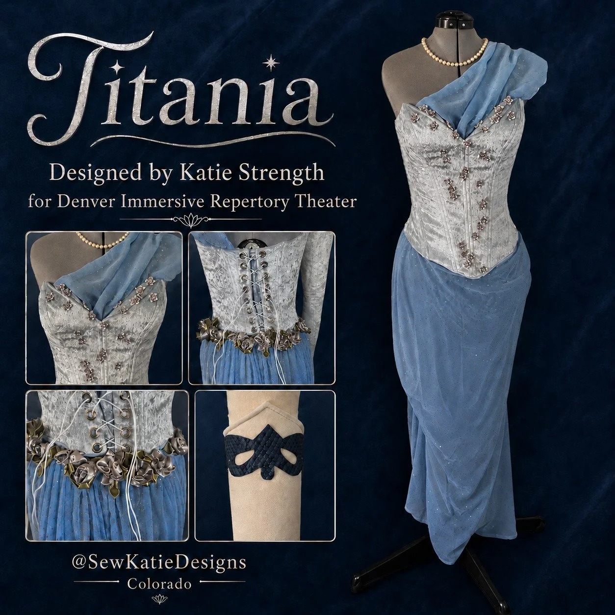 Outside of the work we do together at OuterRim, Katie&rsquo;s design work deserves its own spotlight.

This is Titania, designed by Katie Strength for Denver Immersive Repertory Theater, and yes, I&rsquo;m absolutely going to brag on her.

Some desig