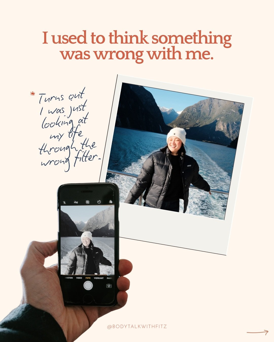 I spent years thinking I needed to work harder, think more positively, or wait for the right timing.

Turns out I just needed to shift the filter I was seeing everything through.

That shift changed how I create, how I decide, how I show up and what 